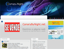 Tablet Screenshot of canarybynight.net